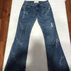 Paper Denim Cloth Distressed Jeans sz 26